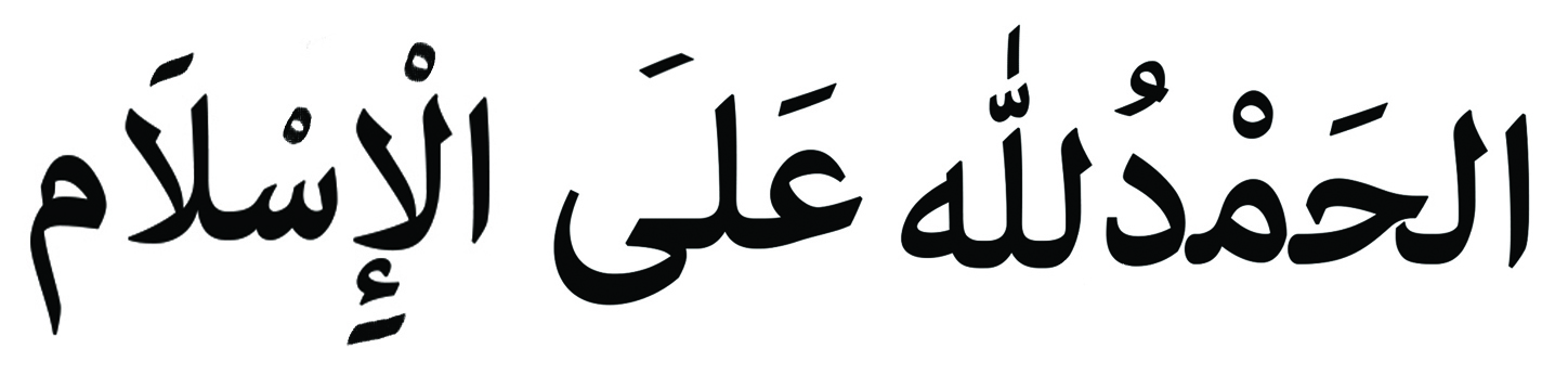 Alhamdulillah ala islam - Alhamdulillah for Islam - arabic gratitude journal by ayeina