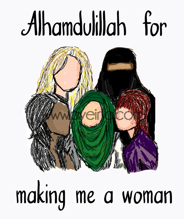 niqabi, hijabi, illsutration, graphic design, muslimah artist, muslimah illustrator, faceless illustrations, fashion illustration, digital art, black muslim woman, brunette muslim woman, blonde muslimah, green hijab, white muslim woman, diversity in islam, women coexist