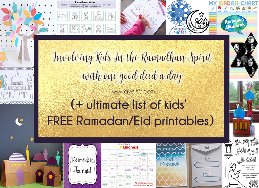 involving kids in the ramadan spirit free printables updated 2022 ayeina