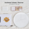 undated islamic planner - barakah daily salah planner, hadith journal, quran journal