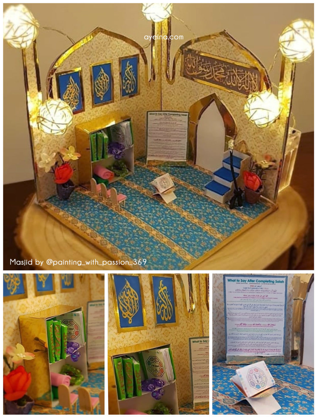 30 Mosque Crafts for Kids (masjid interior design) | AYEINA