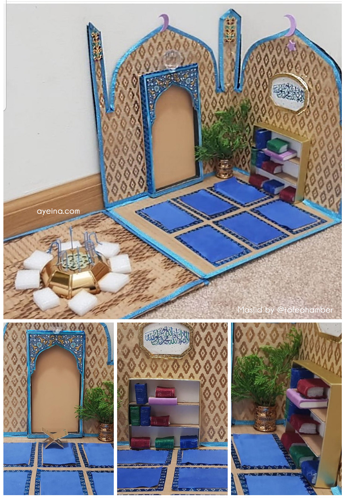 30 Mosque Crafts for Kids (masjid interior design) | AYEINA