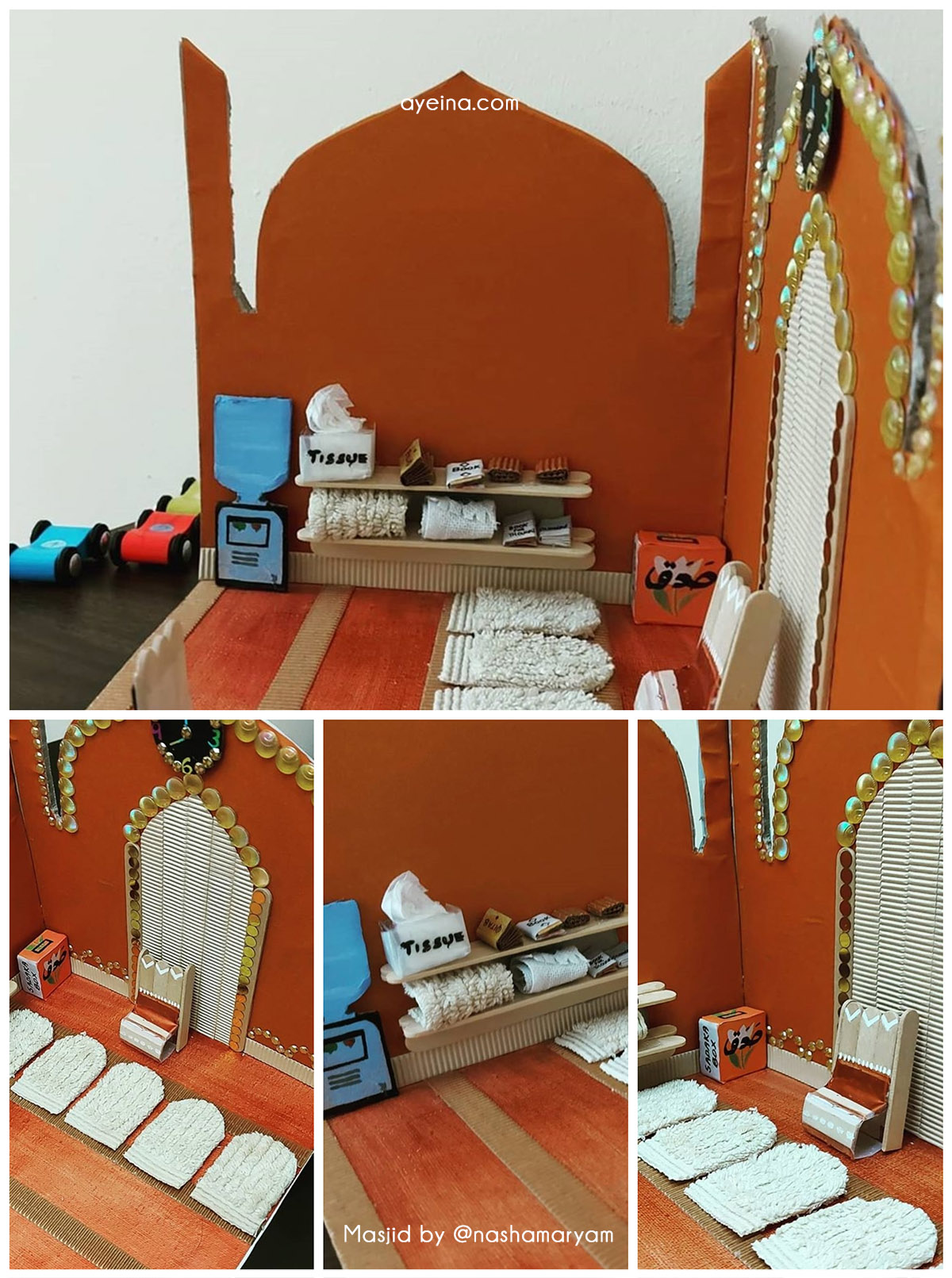 30 Mosque Crafts for Kids (masjid interior design) | AYEINA