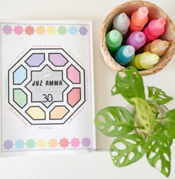 Juz Journals (Colourful Word by Word Quran for Kids)