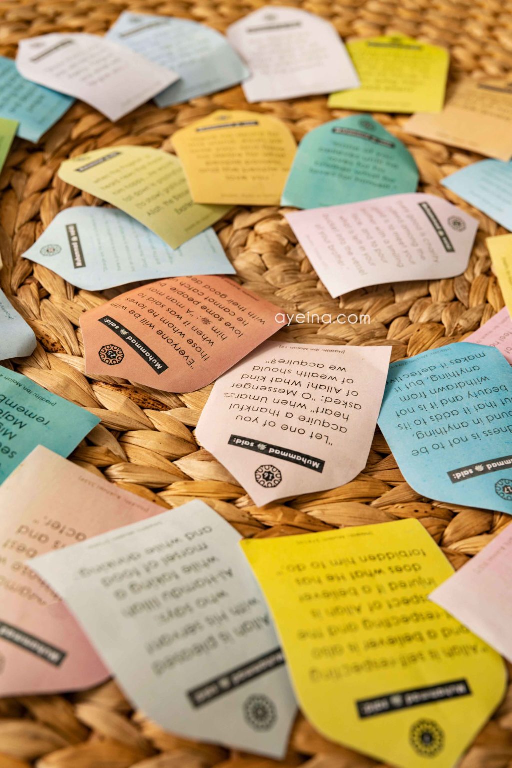 Printable Hadiths A Hadith A Day (Free Ramadan Printable for a Gratitude Calendar) | AYEINA