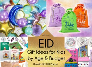 Eid Gift Ideas for Kids by Age and Budget anafiya gifts eid packs ideas by age and budget islamic books toys stationary balloons plates banner cups garland sacks foil crescent star