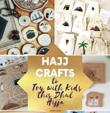 Hajj Crafts to Try with Kids this Dhul Hijja hajj crafts islamic activities for Muslim kids