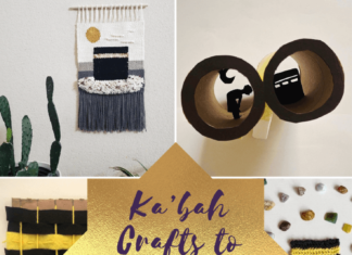 Ka’bah Crafts to Try with Kids (2D Kaaba activities) kabah crafts to do with kids