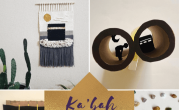 Ka’bah Crafts to Try with Kids (2D Kaaba activities) kabah crafts to do with kids