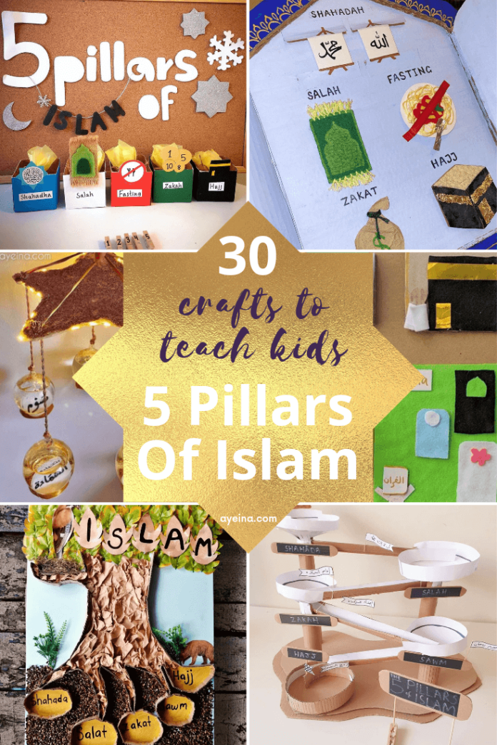 5 pillars of islam craft for muslim kids