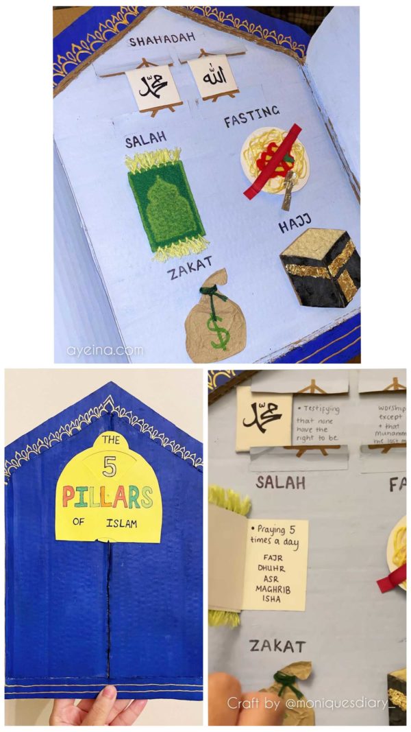 30 Crafts to Teach Kids 5 Pillars of Islam | AYEINA