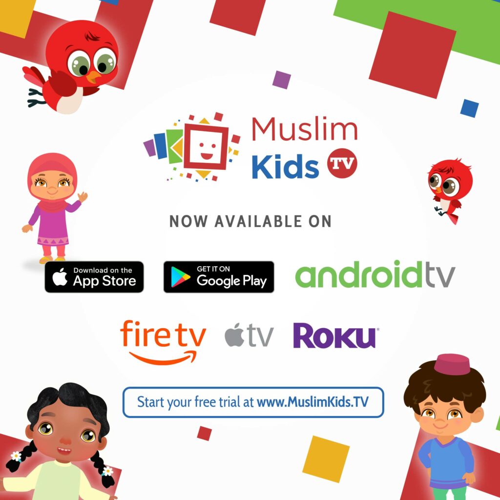 muslim kids tv on mobile TV roku android firetv appletv google app store 