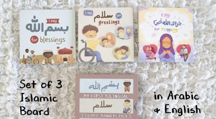 Bilingual ‘Islamic Manners’ Pack for Muslim Kids – in English & Arabic
