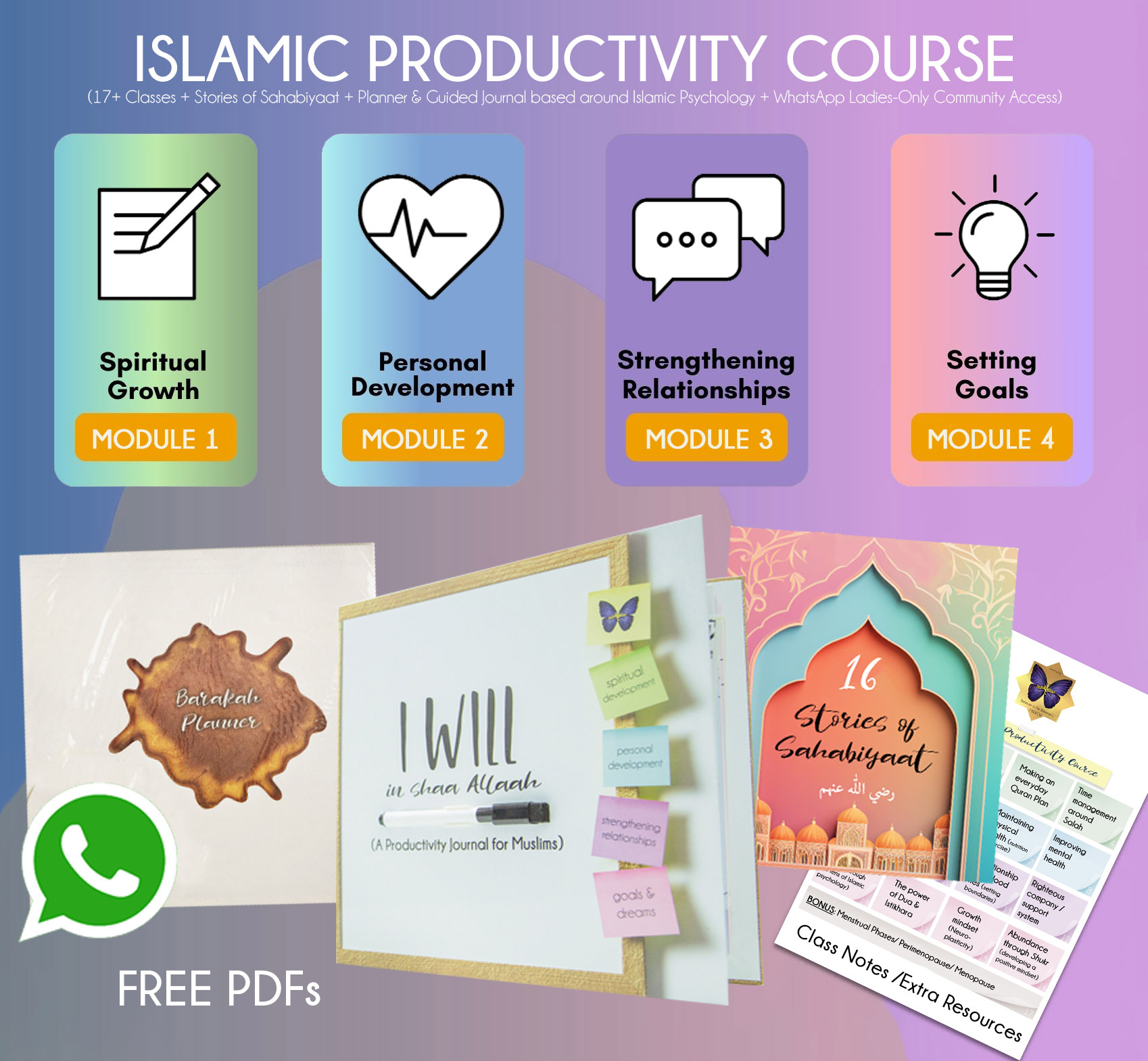 BUNDLE: Productive Muslimaat (Islamic Course for Women)