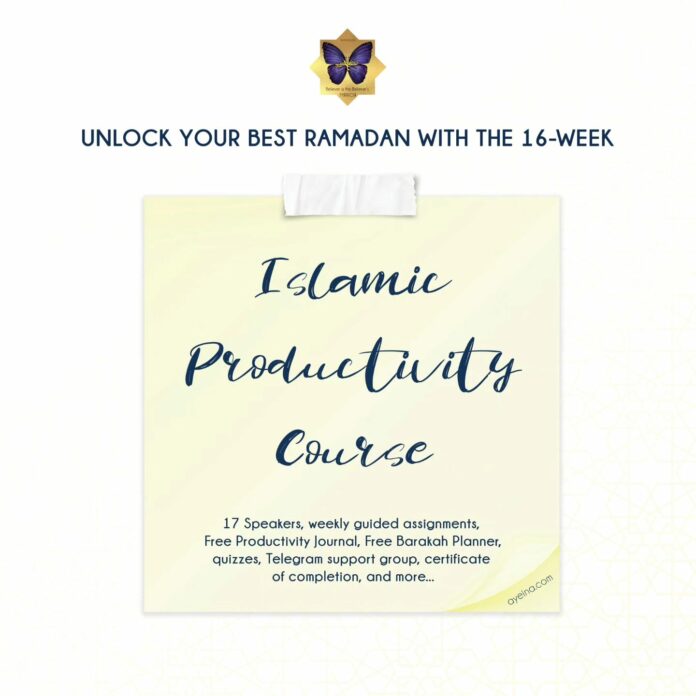 islamic productivity course with speakers from around the world - psychology and stories of the companions