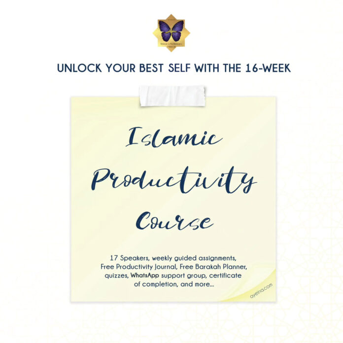 islamic productivity course with speakers from around the world - psychology and stories of the companions